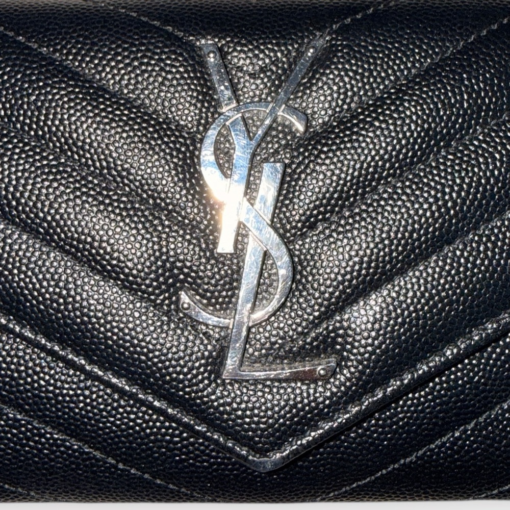 Saint Laurent YSL Grain de Poudre Wallet - ALL INCLUSIONS - Picture 4 of 16